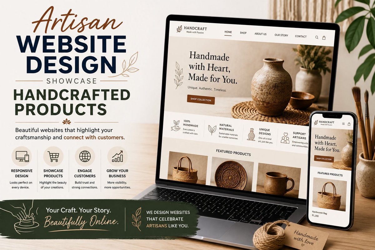 GravityEffects's tweet photo. Artisan Website Design: Showcase Handcrafted Products https://t.co/W8qWjmeJWN https://t.co/Dlvw5ZPFYa