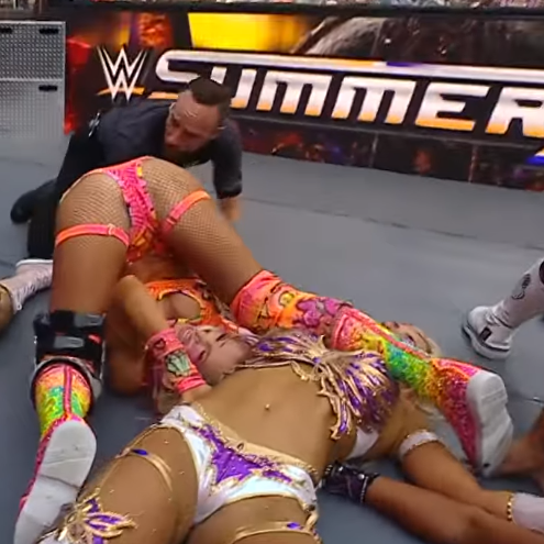 CardPharoah's tweet photo. WWE women diva crotch shot https://t.co/cQjcxCOw7H