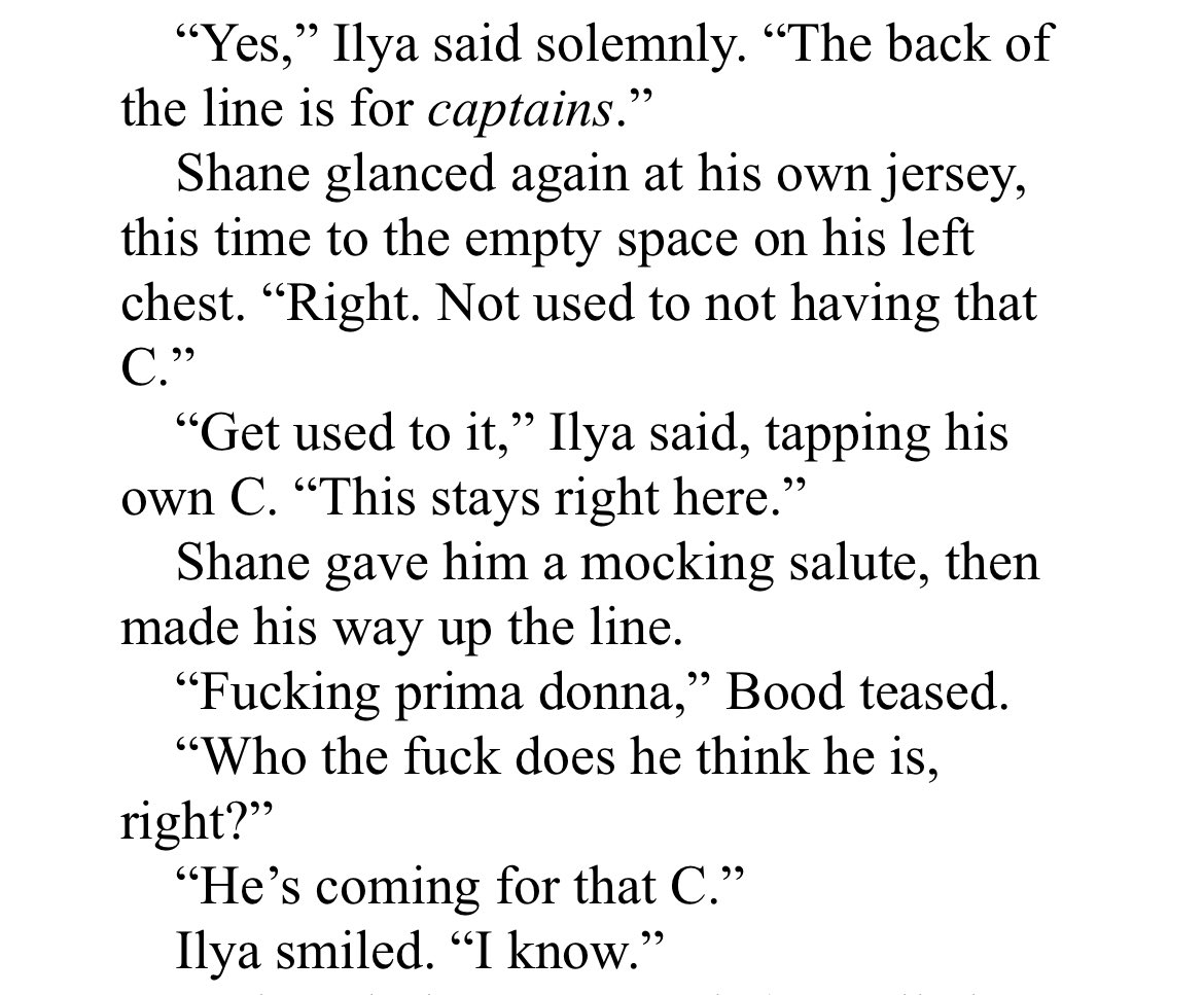 hollanovsy's tweet photo. now they're saying tlg ends with ilya mocking shane for not being captain when this is the convo like i'm crying... there's a reason why we keep saying people can't read. you can't think this is them actually being mean https://t.co/HTaAhAqhZF