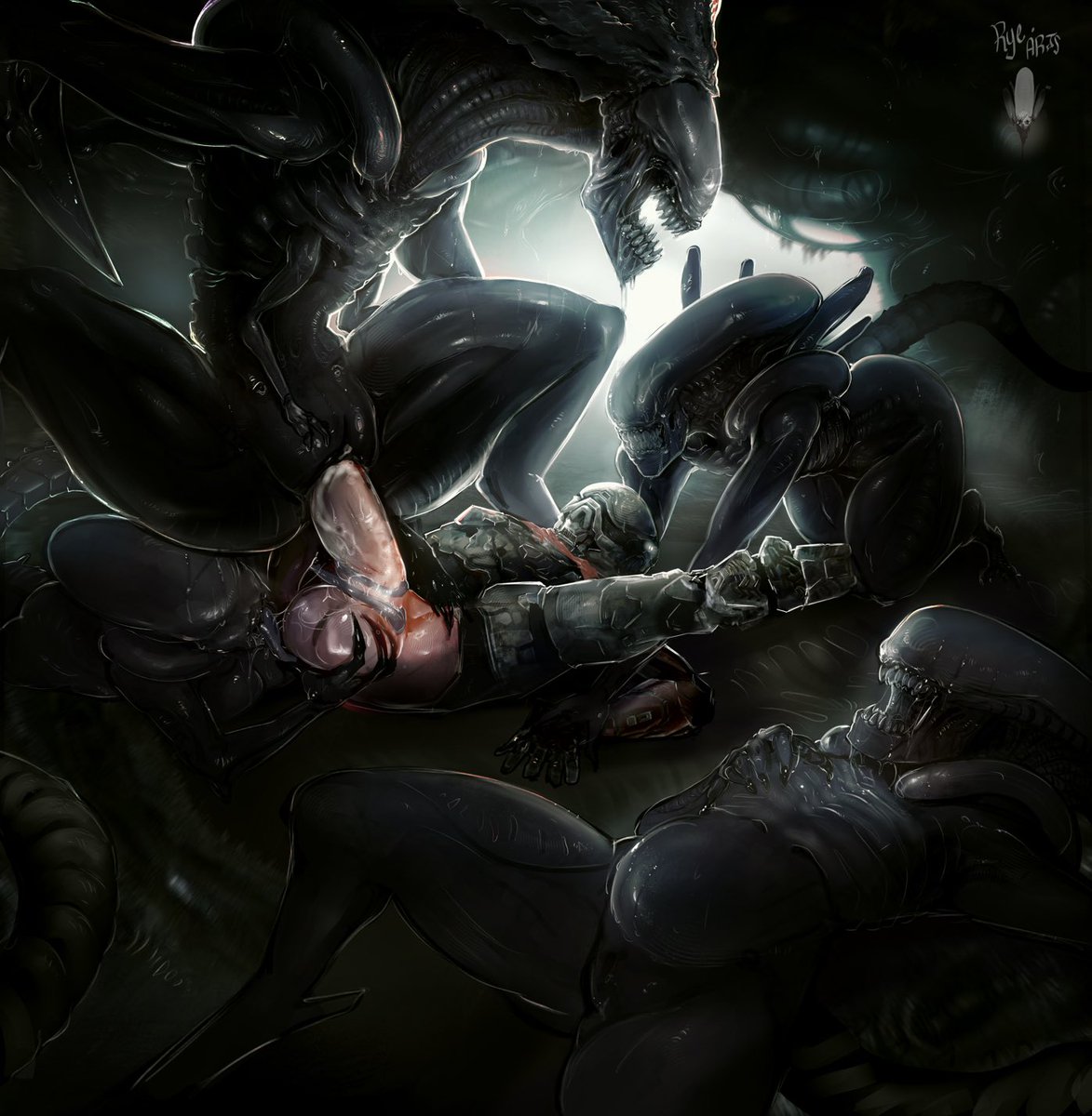RyeHarps's tweet photo. Xenomorph Queen Com ✔️ 
 C- ⁦@GTevana⁩ https://t.co/mUSsEvGeR6