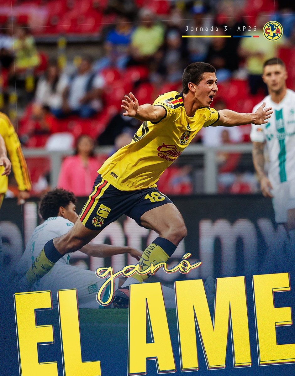 ClubAmerica's tweet photo. ¡GANÓ EL AME! 💙🦅💛 https://t.co/3yd6mhEoFn
