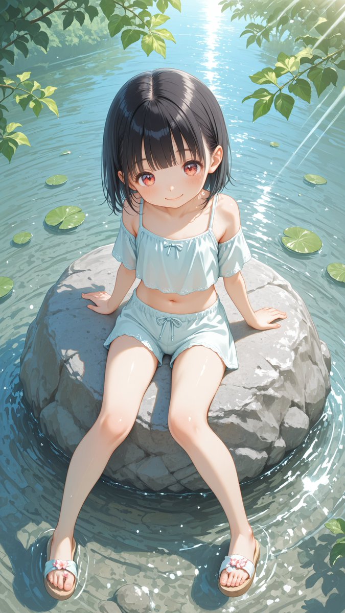 mokyusub's tweet photo. お昼が終わっちゃう！

涼し気なろあちゃん(* ˊᵕˋㅅ)✨️ https://t.co/T5HBYLSlZm