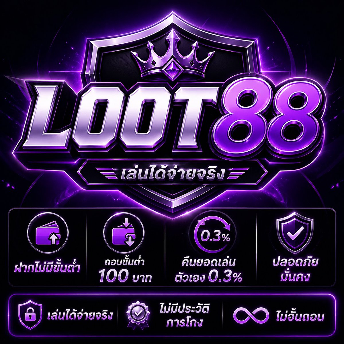 Devilshark40's tweet photo. 🌐เว็บไซต์🌐👉#LOOT88👈

🏧ฝากขั้นต่ำ 1 บาท
🏧ถอนขั้นต่ำ 100 บาท

💵คืนยอดเล่นตัวเอง 0.3% ( คิดจากยอดเทิร์นโอเวอร์ )

✅รองรับทรูมันนี่วอลเล็ท

🧧👉 https://t.co/fQRPYSOb4u

#สล็อตไม่มีขั้นต่ำ #สล็อต𝙥𝙜 #สล็อตแตกดี #สล็อตแตกง่าย #สล็อตเว็บตรง #สล็อตจ่ายจริง #เครดิตฟรี https://t.co/Oa1OUV5n3G