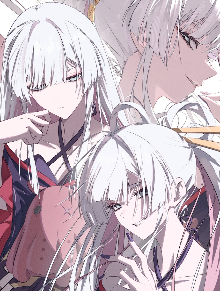 H_tora4's tweet photo. Evil Yacho AU https://t.co/UKsNAXagWC