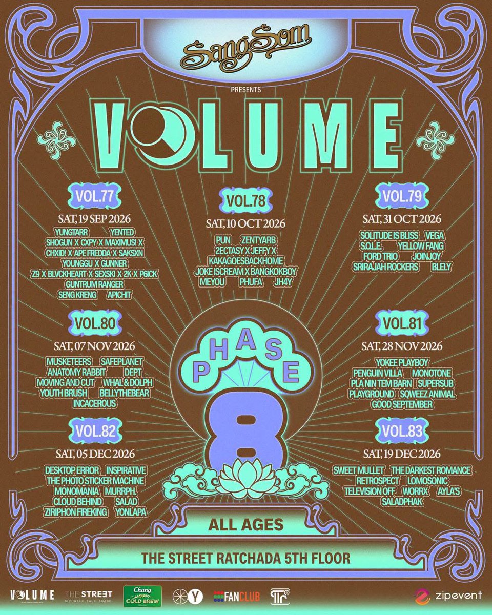 TheMomTicket's tweet photo. #รับกดบัตร Volume live house 🌕
( รอบ early 738 )
ค่ากด 100 / ใบ
#Volume78
#Volumelivehouse
#VolumePhase8
#PUN #Zentyarb #Bangkokboy #meyou #2ectasy #Jeffy #Phufa #JH4Y https://t.co/V8X6yDruXd