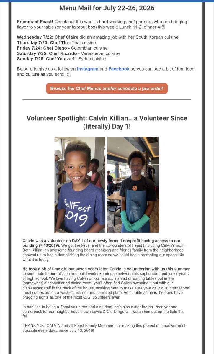 CalvinKillian18's tweet photo. Top 5 things I’m doing before Fall Ball!

#4: Volunteering @FeastWorldWA https://t.co/vpBrWqebeA