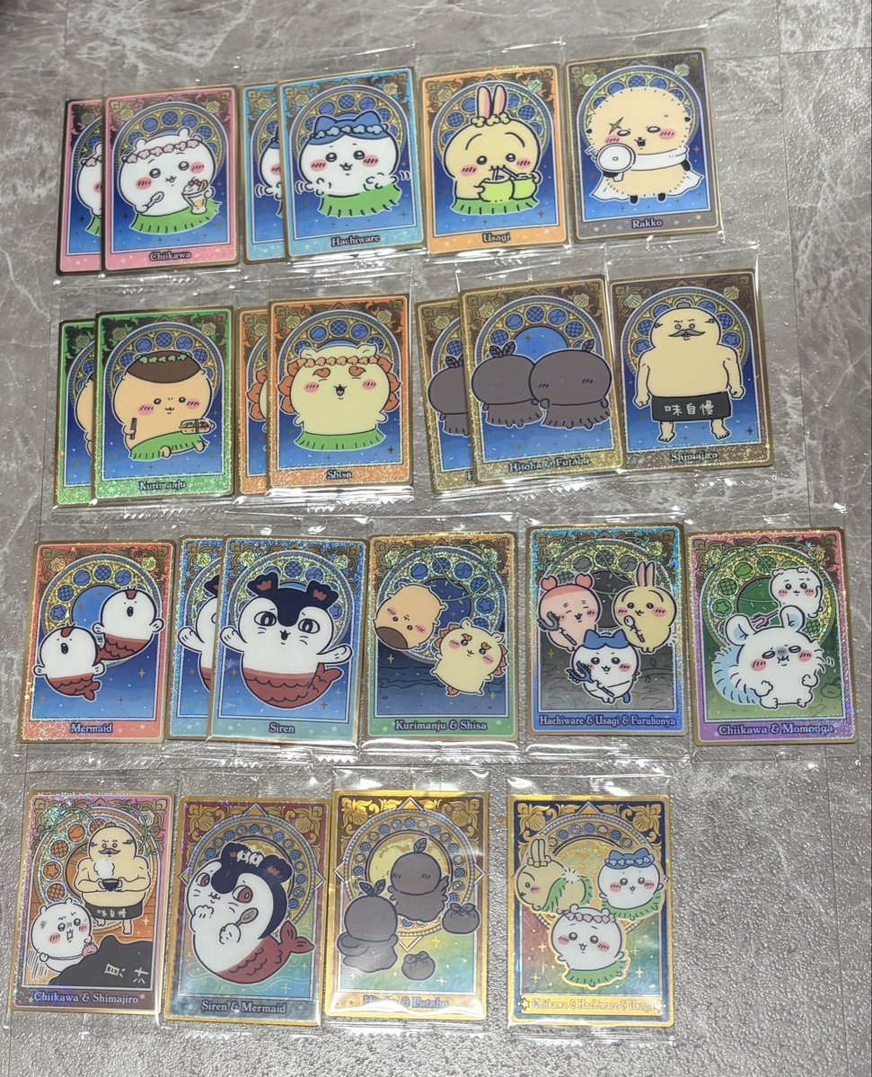 25_RRS's tweet photo. 【交換】ちいかわ ウエハース

♡求♡同異種古本屋(異種は2枚目のもの)

♡譲♡画像の物

・郵送でのお取引希望です📮
・まとめてのお取引希望です！
・レアは1:2～のお取引
お気軽にお声掛けください🦀✦.* https://t.co/HNgOhkUCrN