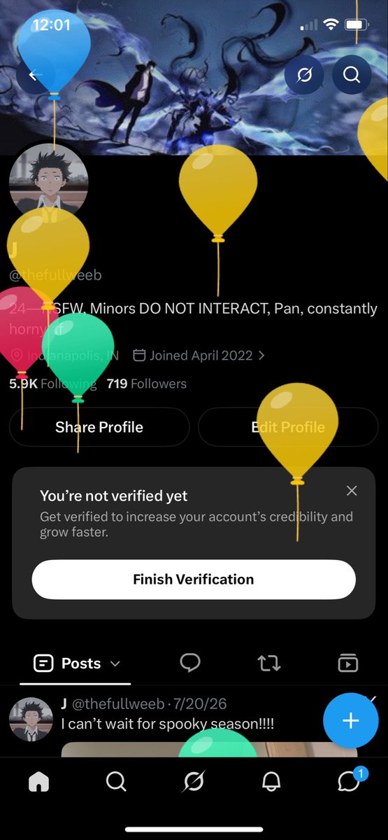 thefullweeb's tweet photo. I’m 25 now…does that make me unc status? https://t.co/Hbmv0v5Egd