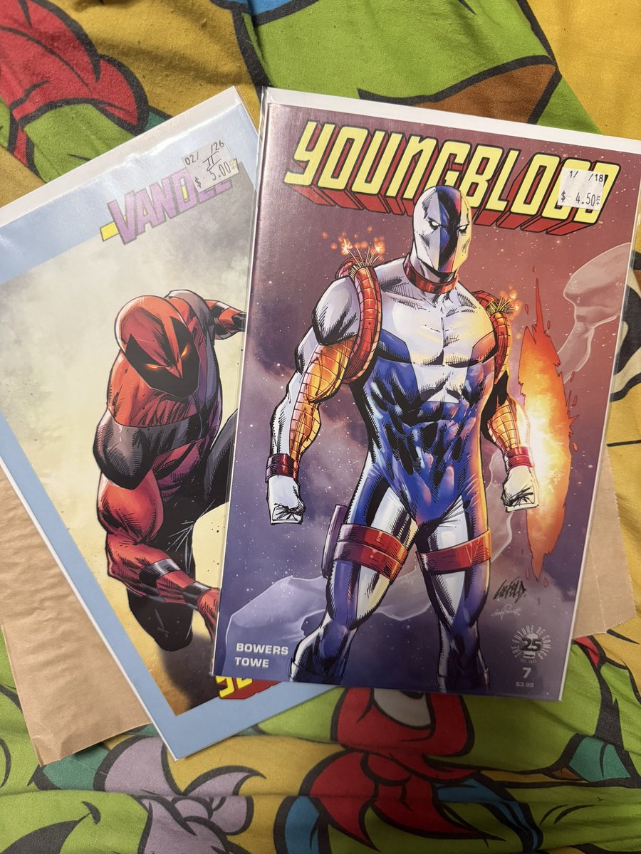 jorgifex's tweet photo. I know I Don’t post a lot. But I got some more comics for my small collection ! My current fixation is Youngblood by the legend himself @robertliefeld. Diehard is my goat https://t.co/vmk1YzXJdV