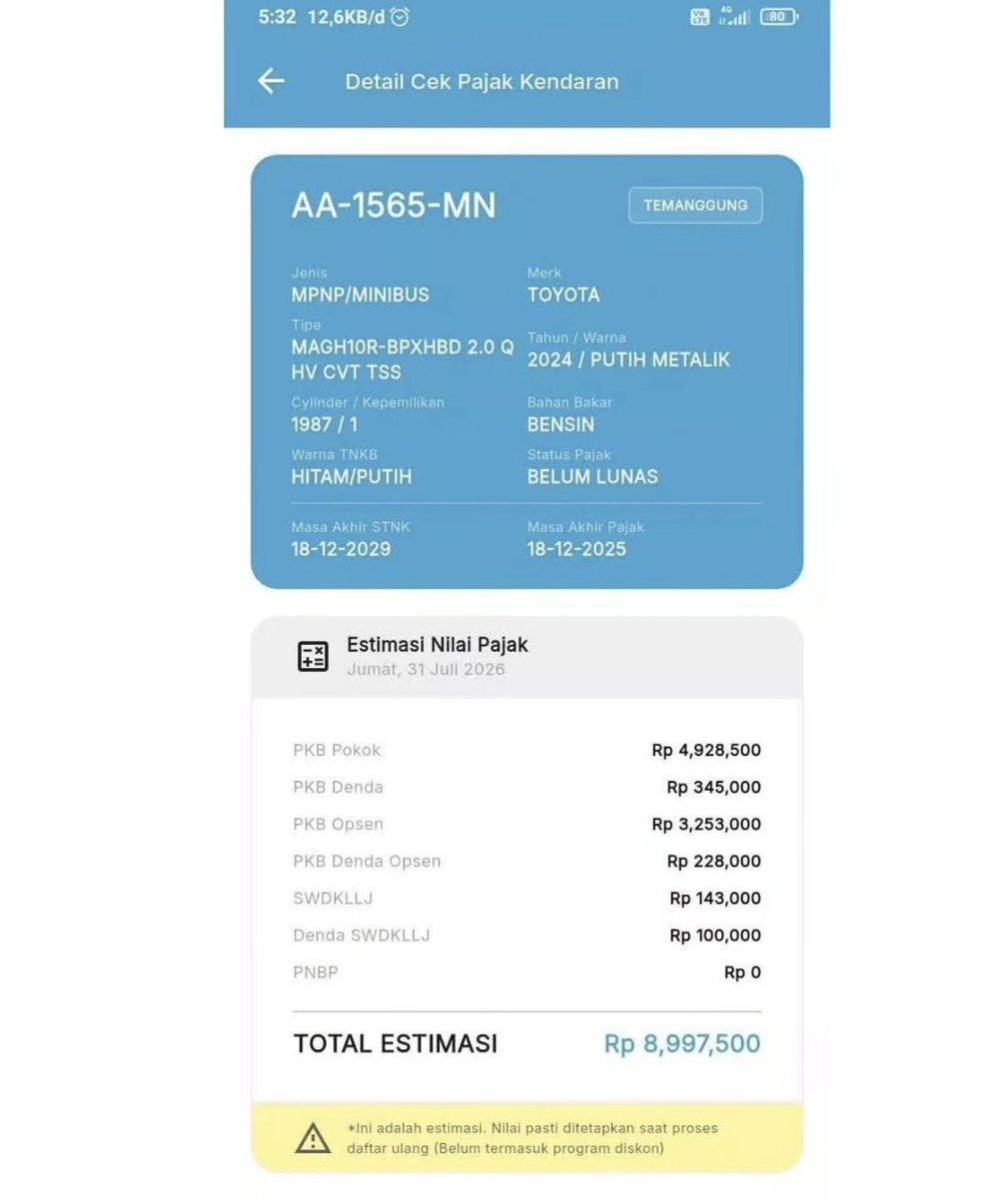 profesor_saham's tweet photo. Mobil pengawal paspamres malah tidak bayar pajak https://t.co/MNvQ0sETxw