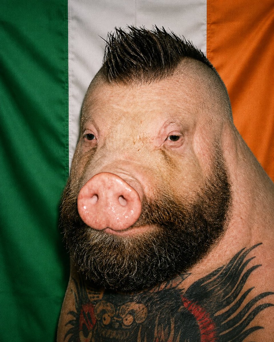 Nitrous_Warrior's tweet photo. Conor McGregor wigger pig https://t.co/gr1ZTqzGoA