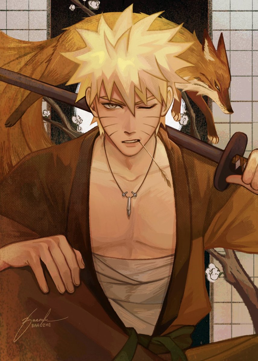 baaozhe's tweet photo. drew these a few weeks ago but I need these to be on my twitter account because they're probably my fave pieces so far this year 

#naruto #sasuke https://t.co/q4f71qmHeQ