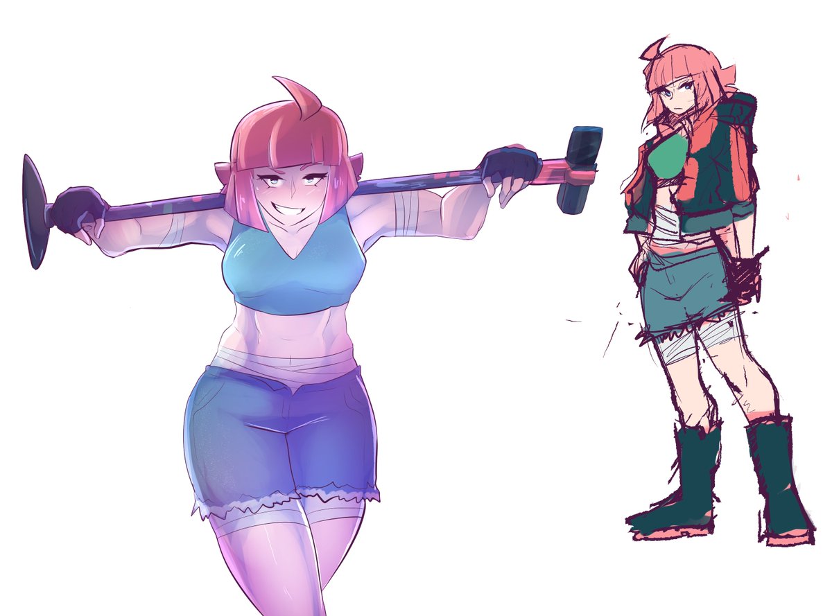 Ribbon_0w0's tweet photo. bday, so I decide what to doodl!!

I'm still thinking about 2019 beeh... don't get me wrong, I like the normal beat, but she's also cool! https://t.co/6VyTqpQbmg
