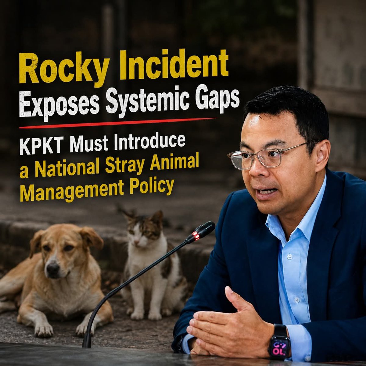 cheanchung's tweet photo. The alleged mistreatment and death of a dog named Rocky involving enforcement officers from the Royal City Council of Klang (MBDK) has sparked widespread public concern. https://t.co/12ouKjjbPi