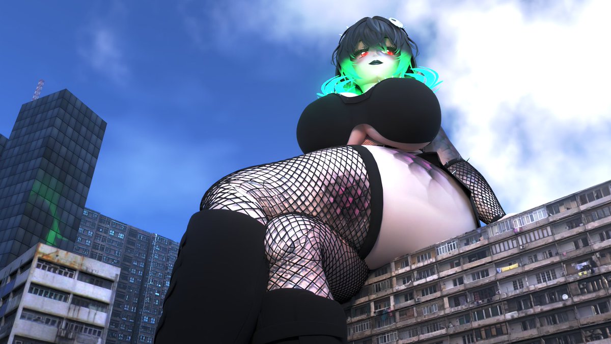 SanusSangria's tweet photo. You know, you get asked out on a date and I was even nice enough to show up at their building for them and I can't even find them. Guess I'll just sit here.

*Sanus doesn't understand she is sitting on their apartment and now has her date stuck to her butt*

#giantess https://t.co/EJvfGzxtcg