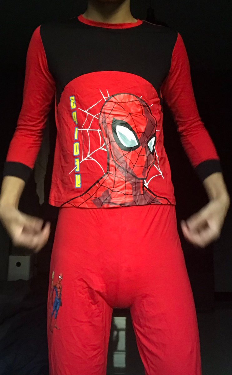 abdlboyvin's tweet photo. Wearing my Spidey pajamas before bed 🕷️🕸️ https://t.co/SryEPJarue