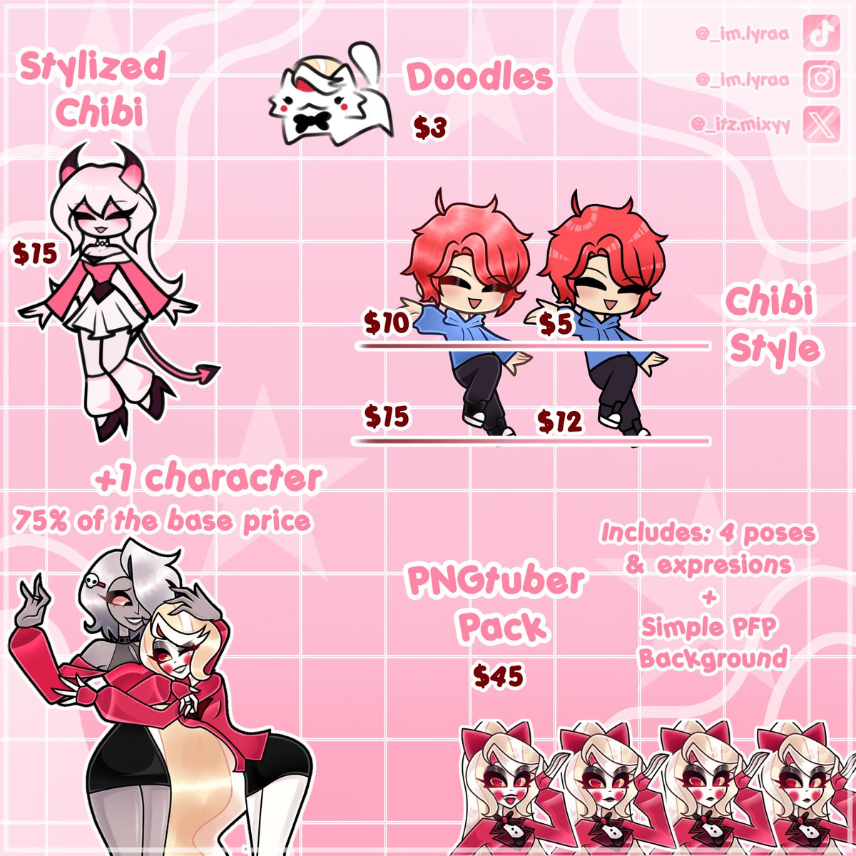 _itzmixyy's tweet photo. ✨ Commissions are officially OPEN!

If you're interested or have any questions, feel free to send me a DM. Thank you so much for your support! 🌸

#commisions #opencomms #opencommisions #characterart #yumeship https://t.co/iBgPEtMEj9