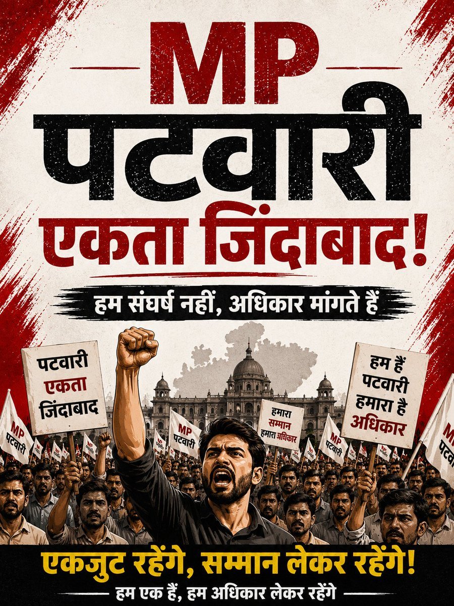 SANJAYK58905842's tweet photo. #MPPatwariCadreReview2026
#MPPatwariGradepay2800
#MPGovtemployee100%salary
#70_80_90%_काला_कानून_वापस_लो https://t.co/hFDwcNfcp9