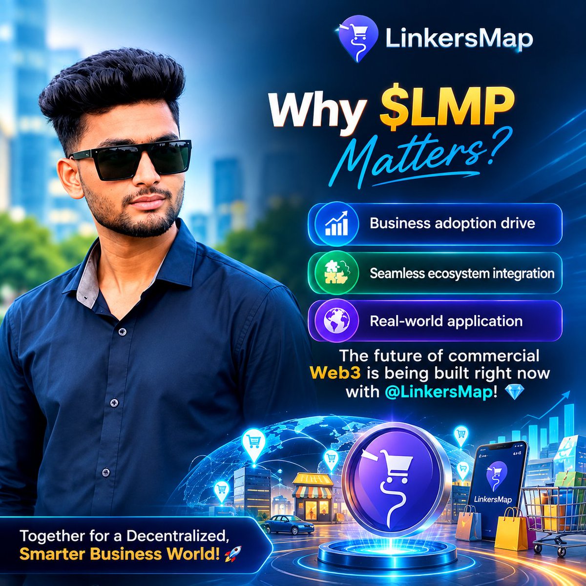 amit589623's tweet photo. Why $LMP matters:
✅ Business adoption drive
✅ Seamless ecosystem integration
✅ Real-world application
The future of commercial Web3 is being built right now with @LinkersMap! 💎
​@Dr_Picoin @LinkersMap @ArifAhmedITL
​#LinkersMap #LMP #Interlink #ITLG #ITL https://t.co/SrA38hrcwh
