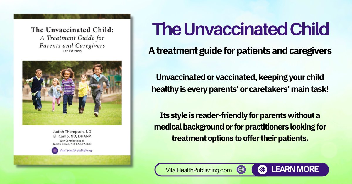 VitalHealthPub's tweet photo. A diagnosis names an illness. It doesn’t tell a parent how to navigate the next few days.

The Unvaccinated Child brings common childhood illnesses, naturopathic options, practical guidance, and references into one resource.

https://t.co/KFWk9PoEdp

#NaturalHealth https://t.co/or86wcAABe