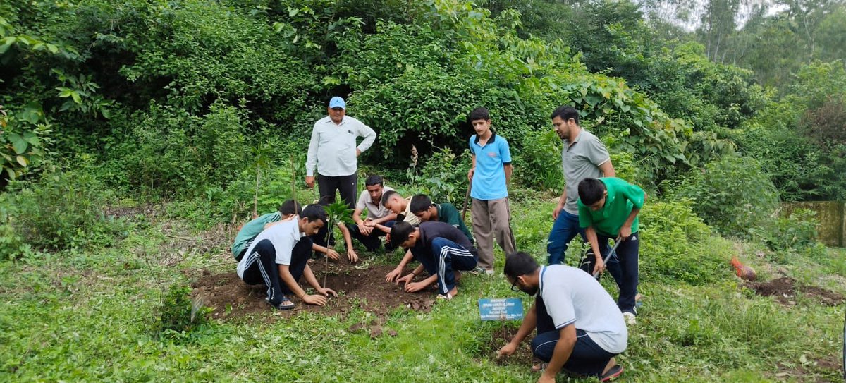 emrskalsi2's tweet photo. 🌳*Tree Plantation Drive under "Ek Ped Maa Ke Naam 3.0" Campaign*🌳
The third edition of the nationwide tree plantation drive, *"Ek Ped Maa Ke Naam 3.0,"was conducted in EMRS KALSI on 2 Aug 2026 to motivate students to plant trees as a symbol of love and respect for their mothers https://t.co/1G6oTTN2V6