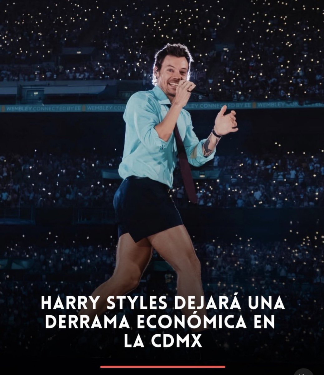 HarryMexOficial's tweet photo. De acuerdo a la CANACO, Harry Styles en México impulsará una derrama económica de hasta 3mil millones de pesos🇲🇽.
Esto gracias a sus 6 shows en el Estadio GNP, ya que alrededor del 60% de los asistentes viajarán desde otros estados, además, es la ciudad con más fechas de LATAM. https://t.co/j03i2GFiD5