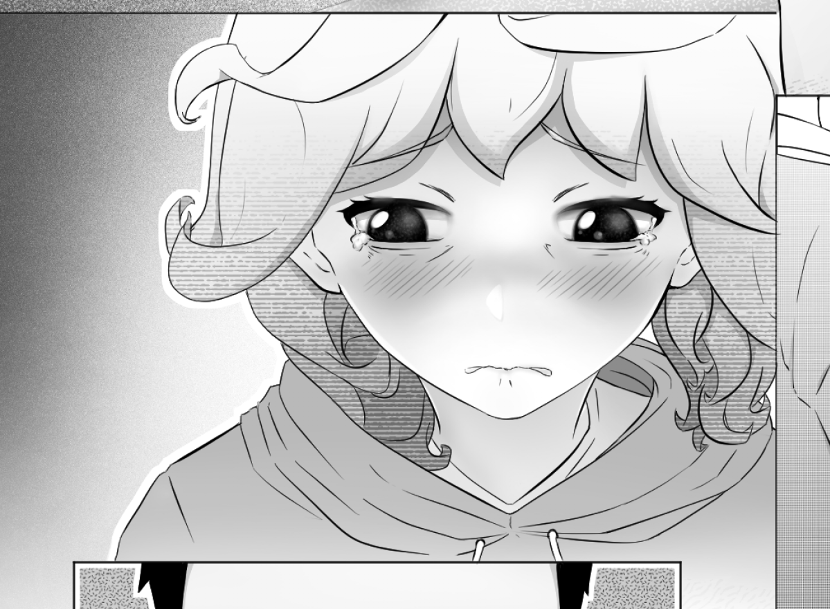 BChuckVT's tweet photo. Is it weird to say that I wanna give my own character a great big hug? CAUSE MY GOSH I DO!! THIS PANEL WAS ACTUALLY SO TOUGH TO DRAW, I HATE HER BEING SAD!!! 😭 #manga #mangaka https://t.co/Bwo23EHfpC
