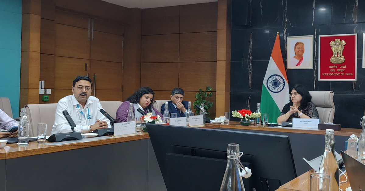 teriin's tweet photo. 🌍 Trade and Sustainable Development: Shaping India’s Strategic Framework

The Department of Commerce (@DoC_GoI), Ministry of Commerce & Industry, Government of India, hosted the workshop on Trade and Sustainable Development (TSD): Evolving Policy Landscape on 31 July 2026 at Vanijya Bhawan, New Delhi.

The workshop brought together policymakers, industry leaders, researchers, and experts to discuss carbon markets, CBAM, sustainability provisions in FTAs, circular economy, and India’s readiness for an evolving global trade landscape.

@DrVibhaDhawan, Director General, TERI, highlighted clean technologies as a key driver of India’s industrial competitiveness, emphasising R&D, industry–research partnerships, and an enabling ecosystem for emerging green markets.

Dr @shaillykedia, Senior Fellow and Director, TERI, highlighted emerging developments including Digital Product Passports and circular economy considerations, and emphasised the need for transparent, performance-oriented environmental financing mechanisms.

#TradeAndSustainableDevelopment #SustainableTrade #TradePolicy #ClimatePolicy #CarbonMarkets #CBAM #CircularEconomy #CleanTechnology #SustainableDevelopment #IndiaTrade