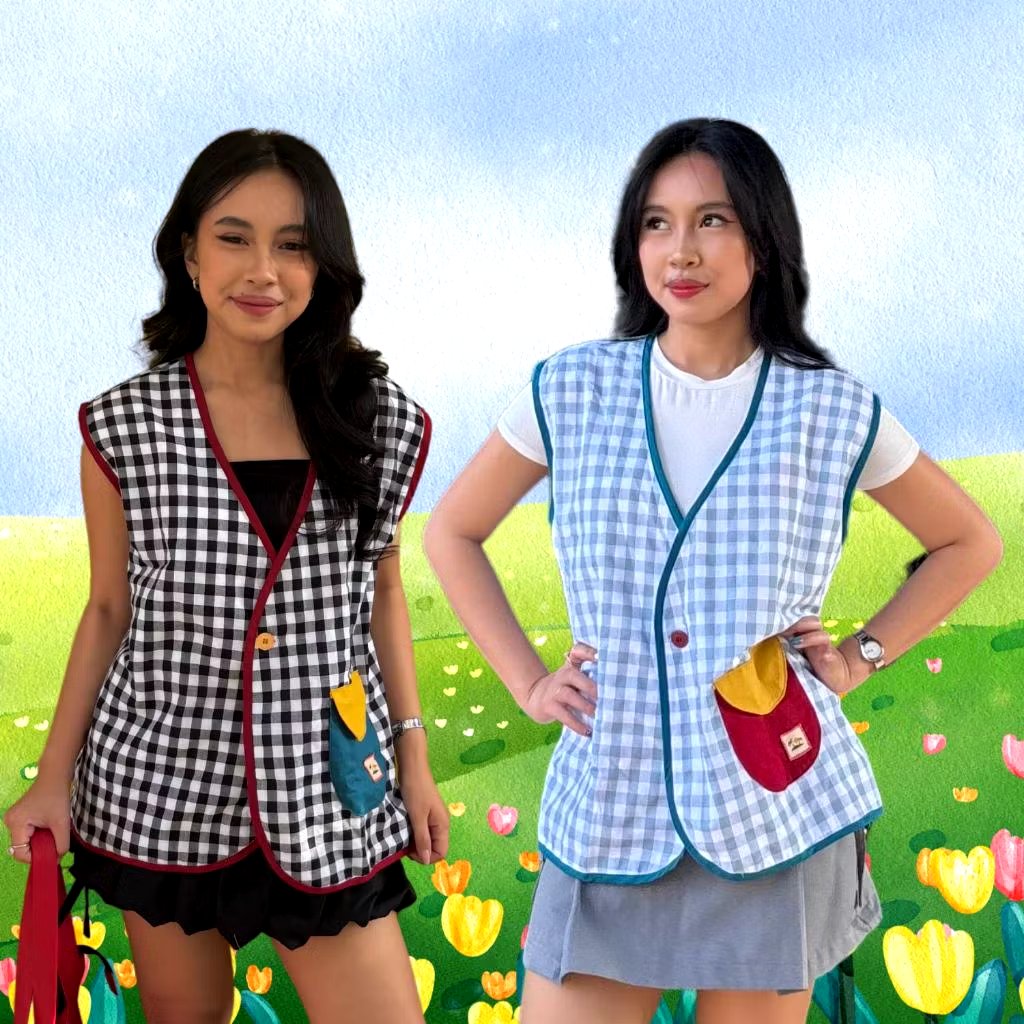stayinhoran's tweet photo. GA NYANGKA BANGET BRAND LOKAL PUNYA REVERSIBLE VEST SELUCUUUU INIIII 😭🫶🏻

Cukup beli 1 vest tapi bisa dipakai untuk 2 look gemes banget 😋💖 https://t.co/zjlmdFmm2g