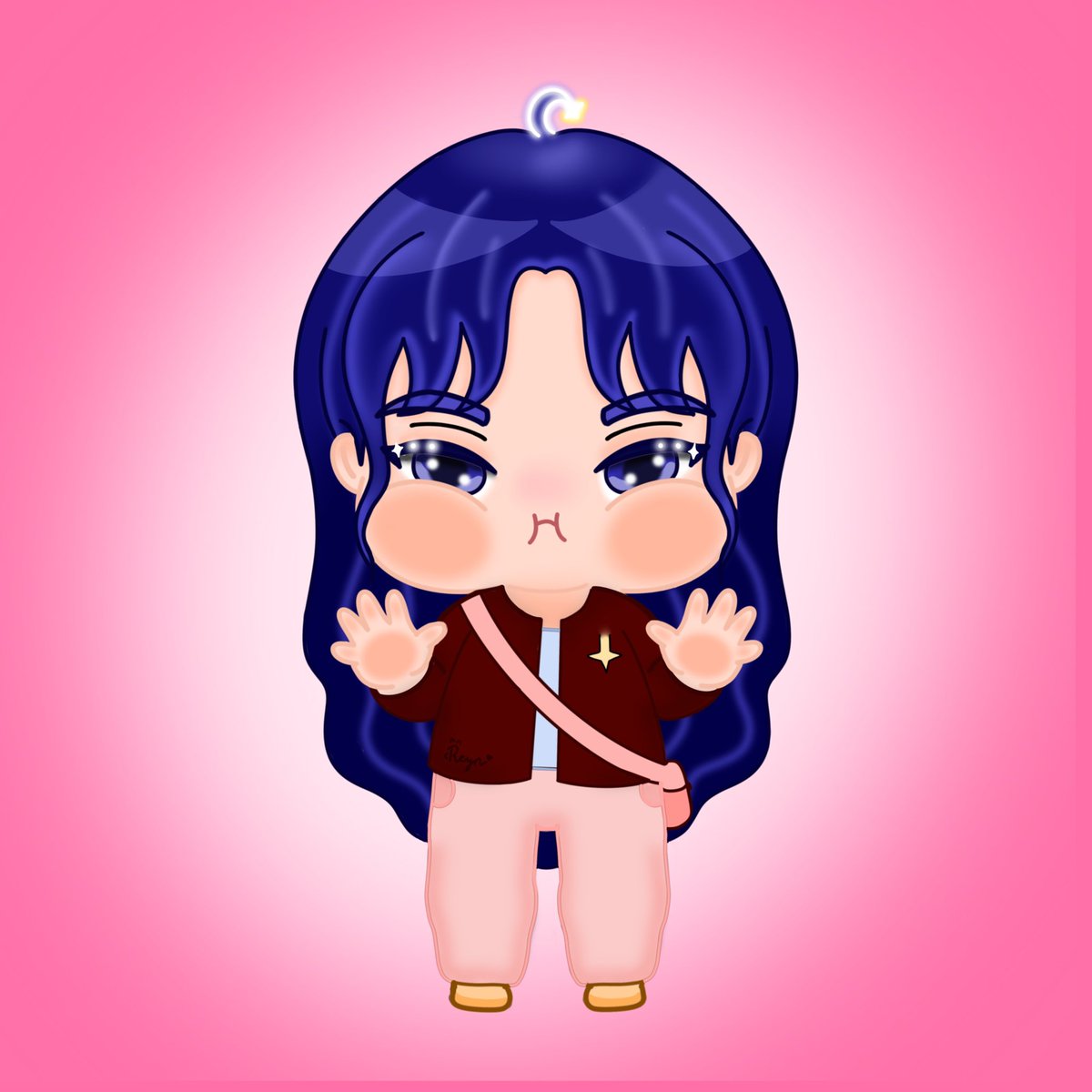 reynndrops's tweet photo. Hummpphh ☹️
My new OC's style hehehe 🍎
.
#chibi #chibistyle #chibiart #ychchibi https://t.co/4KmUdvlwqY
