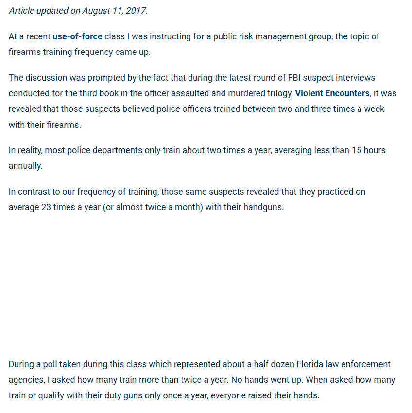 Noioso2A's tweet photo. @dragoninapond Law enforcement typically shoot only when qualifying and that's it, they're notoriously horrible at shooting. I shared the stats and armed civilians are statistically more likely to stop a mass shooting than police. https://t.co/IRse7rXZN8