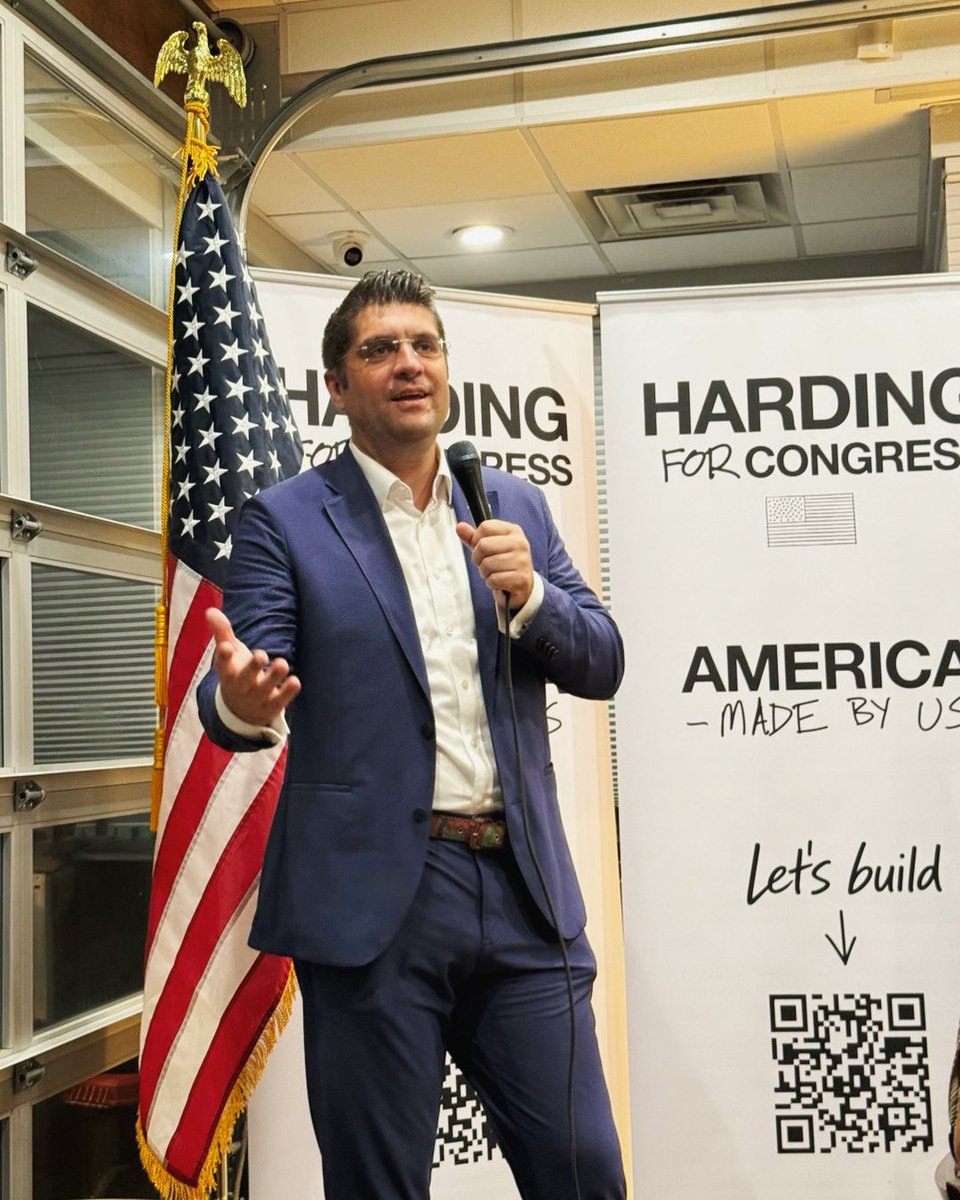 hardingphilip's tweet photo. What a moment in our story. 🇺🇸

If you would have shown me this photo two years ago, I would not have believed it. At an event running for US Congress full of supporters fired up about the future. All the moments we have shared across this district… the conversations, the questions, the ideas, the laughter, and the prayers. We are living the dream in the country of dreams. 

What a moment in Virginia and America. 

We have a rising generation searching for truth, for purpose, and for something real. We have drifted toward more government programs, more dependency, more frustration, more confusion, and away from loving our neighbor and “we the people.” Now some are looking in the dust bin of history to socialism / communism as the answer. Some are thinking if we just take enough of other people’s resources, we can fix it. But the answer isn’t found in taking from others, it is found in giving and serving in a sustainable way. That is true love. 

This is the moment to remember who we are. A nation founded on the profound idea that our rights come from God, not a government. This is still the country of dreams. This is still the place where you can create a better life for your family and future generations. You still have purpose in your work and your family. 

This is who we are. If we can awaken in this moment. 

Maybe we drifted in our comfort and blessings, but this is not how the story ends. People are looking for something different, and that something different feels very familiar, because it’s who we are. 

 I love you America. This is the battle of our generation. This is our moment.

Please VOTE Philip A. Harding for US Congress Virginia 7th District, at the top of the ballot. 🇺🇸 Primary election day is August 4. The polls are open 6am - 7pm.

I would be honored to serve you and fight for you in US Congress. 

For more information, visit https://t.co/aLbT4CQHsq 
#PhilipHardingForCongress