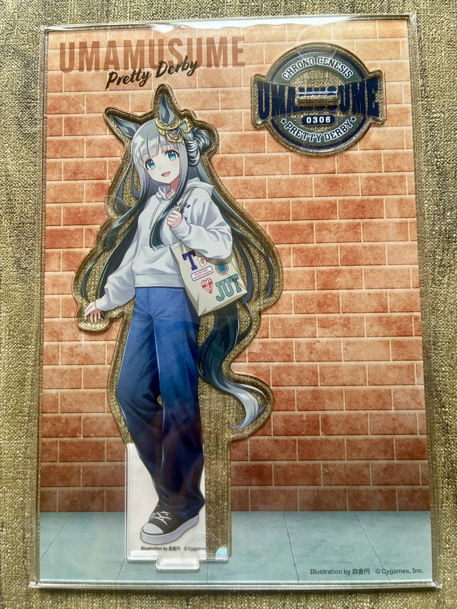 Hiyori_Manase's tweet photo. ZOZOTOWNで購入したアクスタ、カジュアルなクロノちゃん新鮮だし可愛すぎます………
想像していたよりも大きめでした！
大切にします︎🩶
 #ウマ娘 https://t.co/NCMyYi7hwi