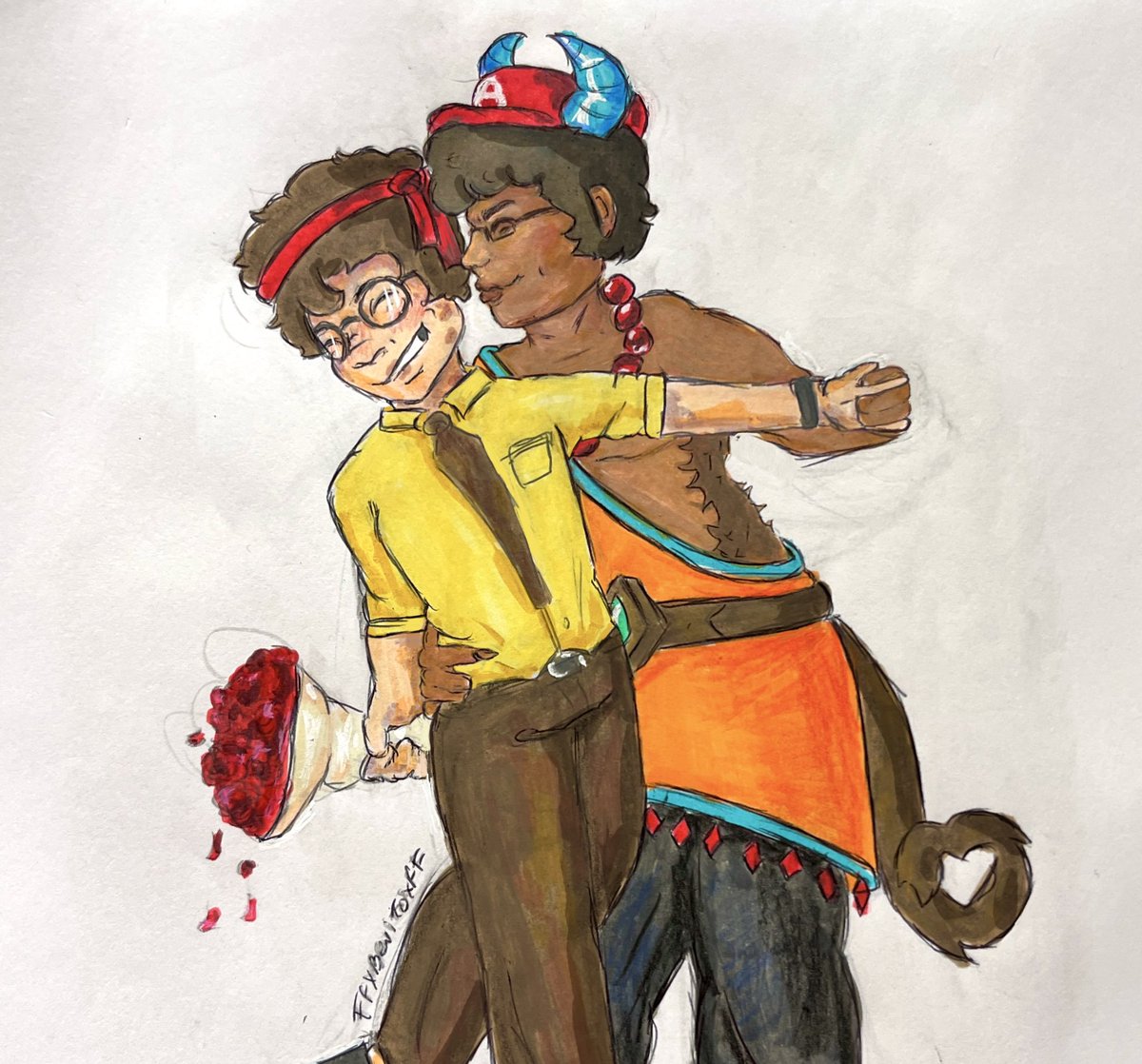 FfxbenitoxfF's tweet photo. Día 2 de la #Monkeyglassesweek #alduanW2026 
Confesión good ending, esta vez si pinte vieron peleles, me dijeron q no podía me subestimaron de mi se burlaron
Esta va pal Aldo q dice q lo pintamos bien quemado jajaja https://t.co/6GV8c9NM1H