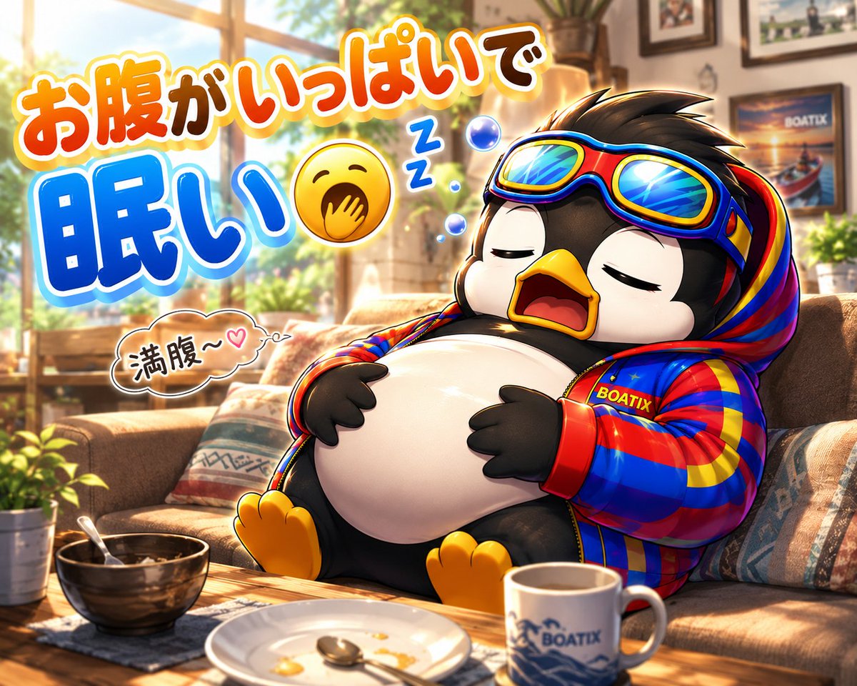 boatix_info's tweet photo. お昼ご飯食べ過ぎて
眠い🥱

そんで眠すぎて頭がフラフラする💤 https://t.co/kHikcB7UKj