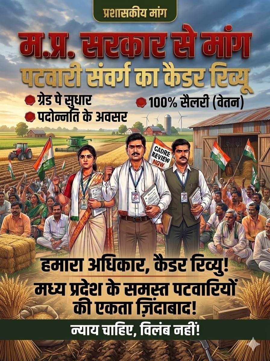 BerojgaBerojgar's tweet photo. #MPPatwariCadreReview2026
#MPPatwariGradepay2800
#MPGovtemployee100%salary
#70_80_90%_काला_कानून_वापस_लो https://t.co/E124Bvuden