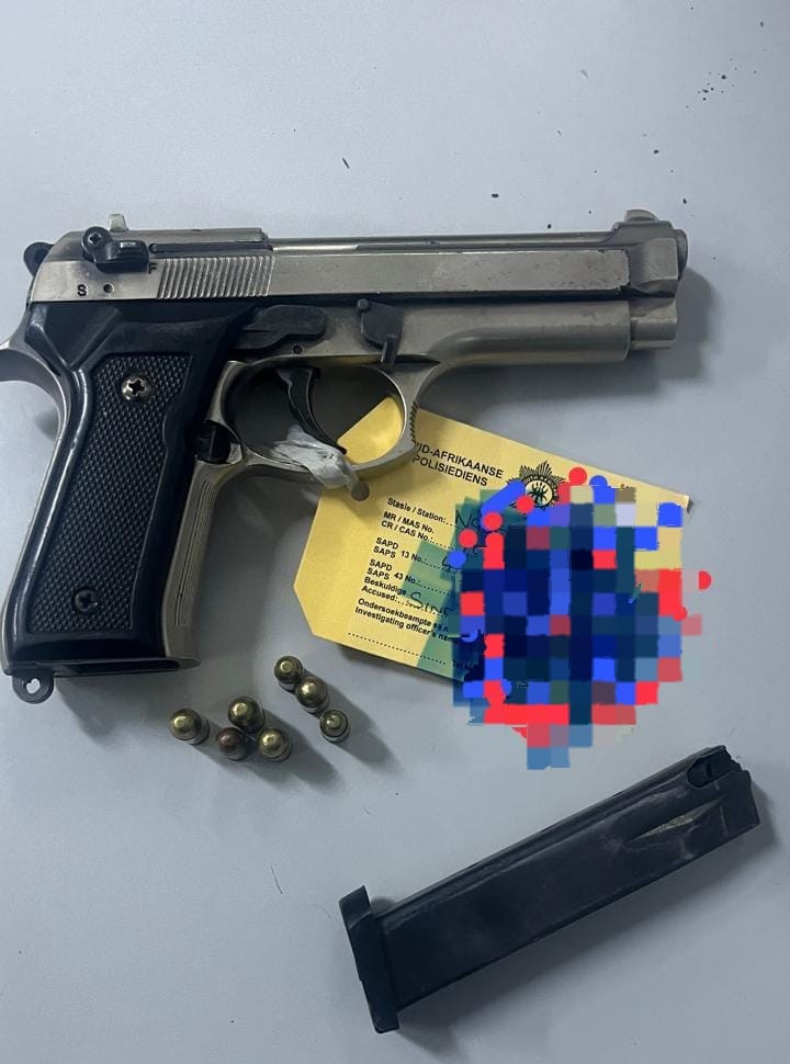 SAPoliceService's tweet photo. #sapsEC [NGQELENI POLICE ARRESTED TWO MALE SUSPECTS FOR POSSESSION OF UNLICENSED FIREARMS AND AMMUNITION]

Ngqeleni police acted on reliable information received from community members they serve about two male suspects aged 34 and 46 years old, alleged to be in possession of unlicensed firearms and both were nabbed.

In the first incident at Mayalweni locality - Nomadolo A/A, on Saturday, 01 August 2026, at about 23:55, a 34-year-old male suspect was nabbed at his homestead for possession of a 9mm pistol (erased serial number) having seven (07) live rounds of ammunition. He had no lawful documentation to possess such and was immediately arrested.

In a second unrelated incident at Malungeni locality, a 46-year-old male suspect was nabbed on Sunday, 02 August 2026, at about 13:00, found in possession of a 9mm pistol (intact serial number) having twelve rounds of live ammunition. He also had no licence to possess such firearm and ammunition. 

Both suspects are due to appear before Ngqeleni Magistrates Court on Monday, 03 August 2026, on charges of unlawful possession of unlicensed firearms and ammunition whilst firearms will be taken for ballistic tests to establish whether they had not been used in the commission of crime. #GunsOffTheStreets NP
https://t.co/xIHycwjdSx