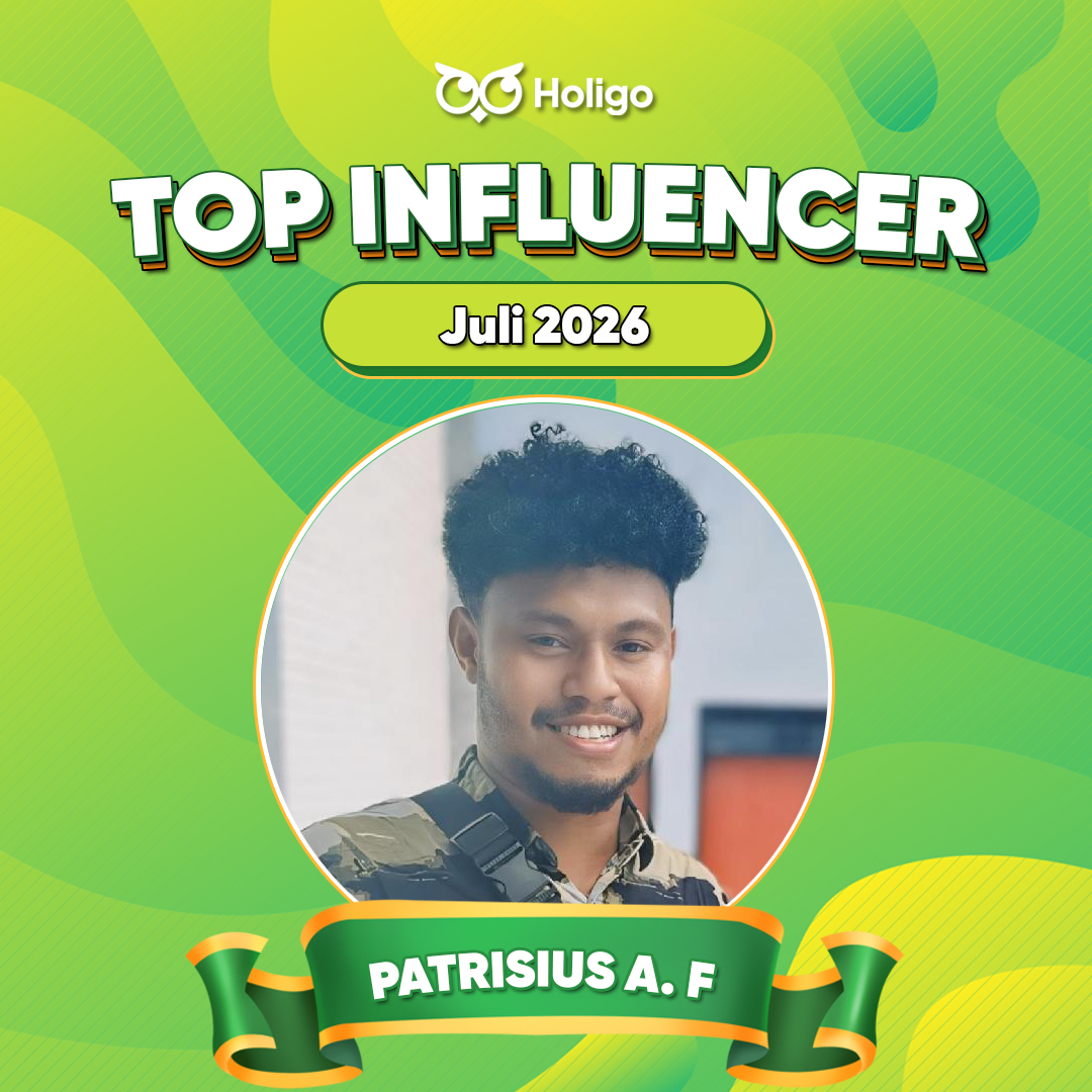 Holigo_official's tweet photo. 🎉 Selamat kepada para influencer yang berhasil masuk ke dalam daftar top influencer bulan Juli 2026! 🎉 

Kalian luar biasa dan benar benar menginspirasi! Mari kita tingkatkan lagi transaksi di bulan depan dan raih lebih banyak cuan bareng Holigo.

#HOLIGO #LetsGoWithHoligo #HOLIGOlebihmudah #HOLIGOlebihmurah #HOLIdayGOkil