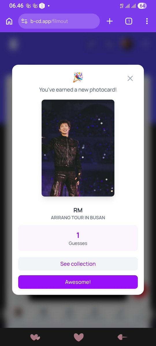 MinQueenR's tweet photo. Heardle,FO,BnG,S4M✅️🎉
#bcdapp https://t.co/u9mmwTJqqc