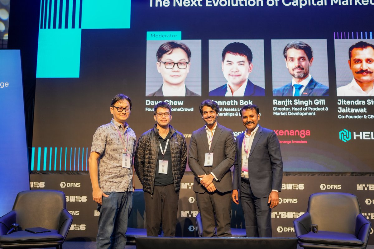 davewychew's tweet photo. I had the privilege of moderating a panel at the recently concluded @MalaysiaBCW  focused on "TradFi Playbook on Tokenization" alongside an amazing lineup of speakers from SC Ventures by Standard Chartered, Kenanga Group, and Helicap. 

#tokenization #web3 #rwa https://t.co/WRKkkqWKhO