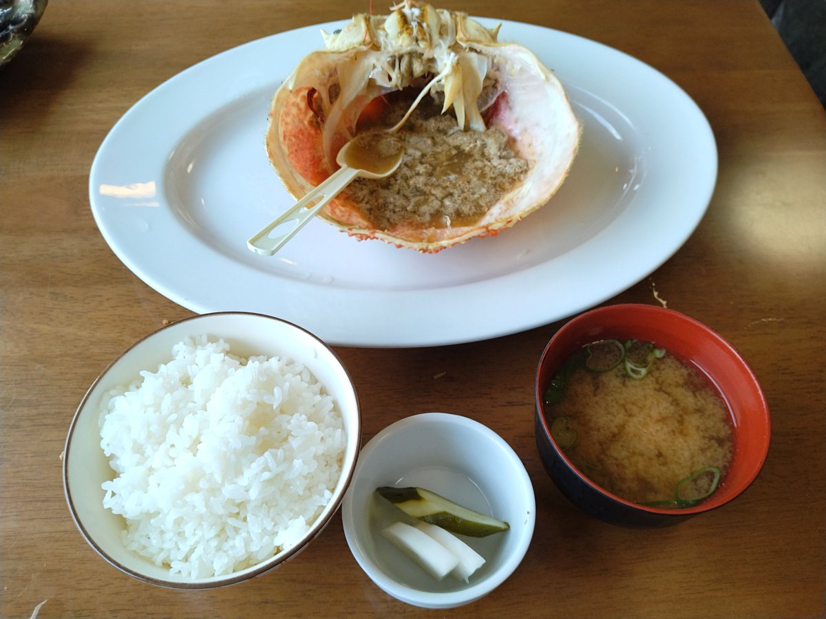 pgmdgw79's tweet photo. 締めは蟹味噌めし
美味しかったです
ごちそうさまでした🙏 https://t.co/OflN0rg07X