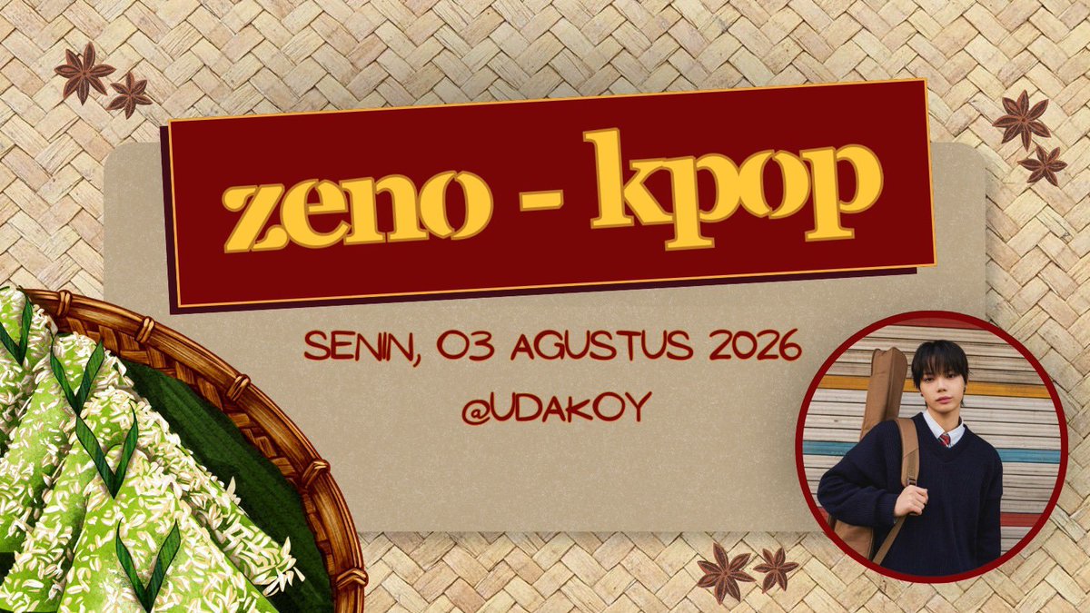 udaKOY's tweet photo. ᅠ  ❲ 💬 ❳ 𝐔𝐝𝐚–𝐔𝐧𝐢, 𝐦𝐚𝐫𝐢 𝐦𝐚𝐤𝐚𝐧 𝐛𝐚𝐫𝐚𝐦𝐚𝐢-𝐫𝐚𝐦𝐚𝐢, 𝐥𝐚𝐡.ᐟ

ᅠ     📆 03/08/2026 ᅠ     🕰️ 19:30 WIB ᅠ     🥘 ZENO — KPOP ᅠ     🧑‍🍳 Ohyul (@udaKOY)

Repost untuk ikut makan bersama! ᅠ https://t.co/LFr8Gx2KH3