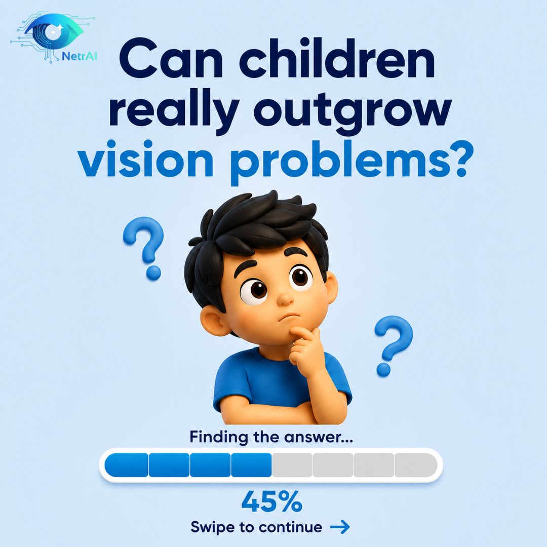 comepounder's tweet photo. Can children outgrow vision problems? π
Sometimes. But not every vision problem improves with age.
Early eye screening can make all the difference.
#ChildEyeHealth #EyeScreening #EyeHealth #NetrAI https://t.co/K2UHbdUNhI