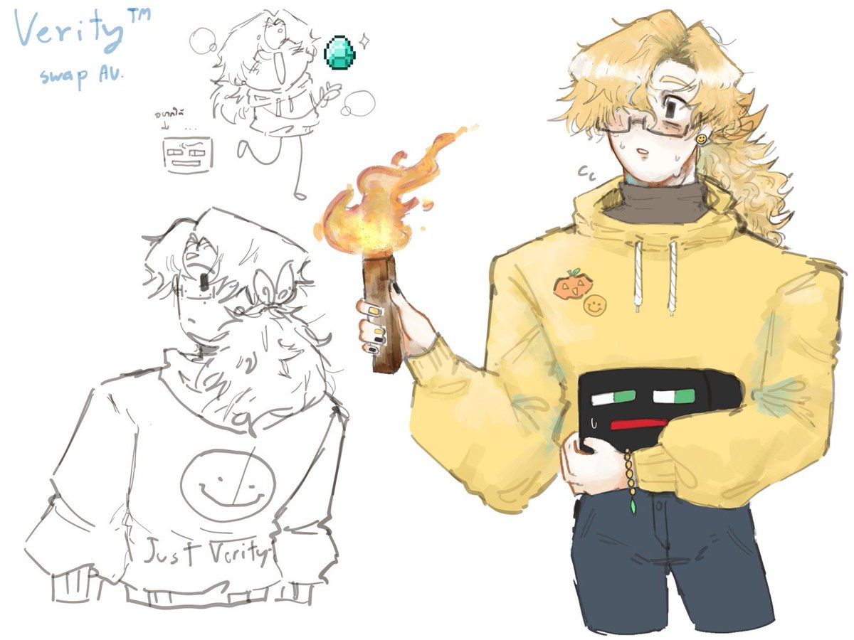 san_feel's tweet photo. My Mobity swap AU , some comic soon maybe🚶‍ #verity #thatmob #mcyt https://t.co/tKmwKBELns