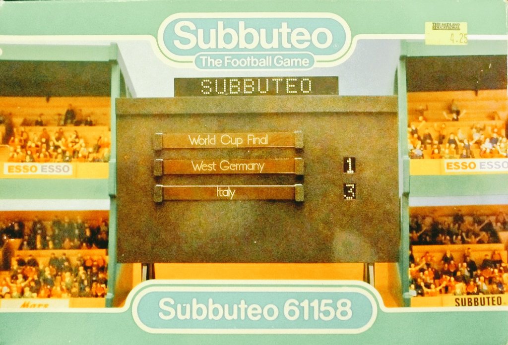 footballmemorys's tweet photo. Subbuteo Scoreboard
#Subbuteo #FootyGames #Accessories #Scoreboards https://t.co/sMTaJL6BXV