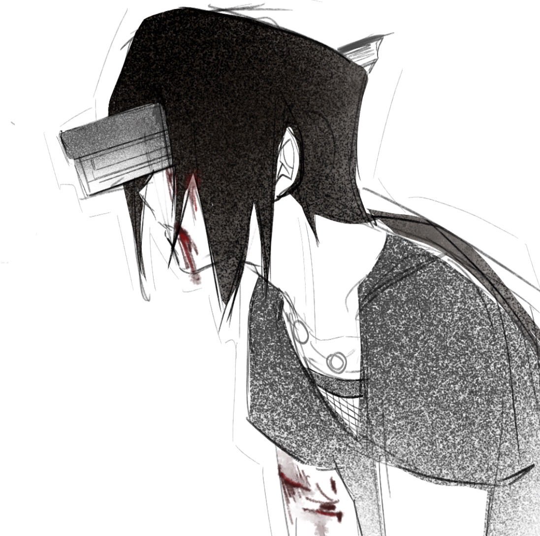tm8toez's tweet photo. itachi as gun fiend https://t.co/8ZahofUVuk