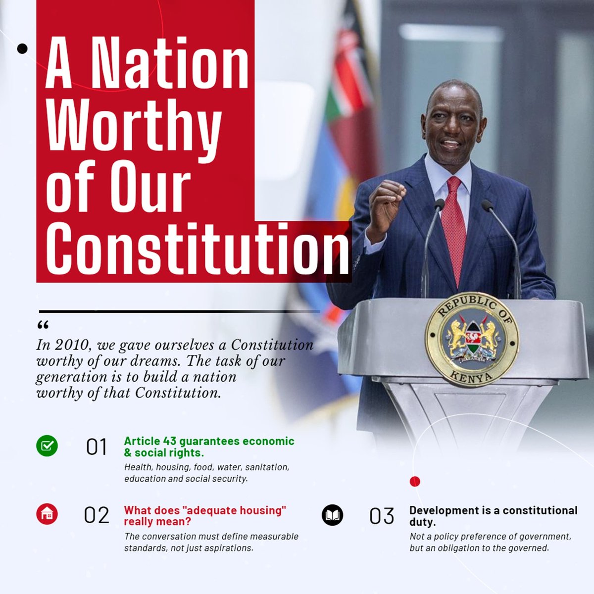 Kiumbu01_'s tweet photo. The country's greatest achievements will come from planning beyond immediate needs and embracing a long-term vision rooted in national unity. #BuildingBeyond2030. Kenyas Next Chapter. Planning For Generations. https://t.co/0X8BAowkrO