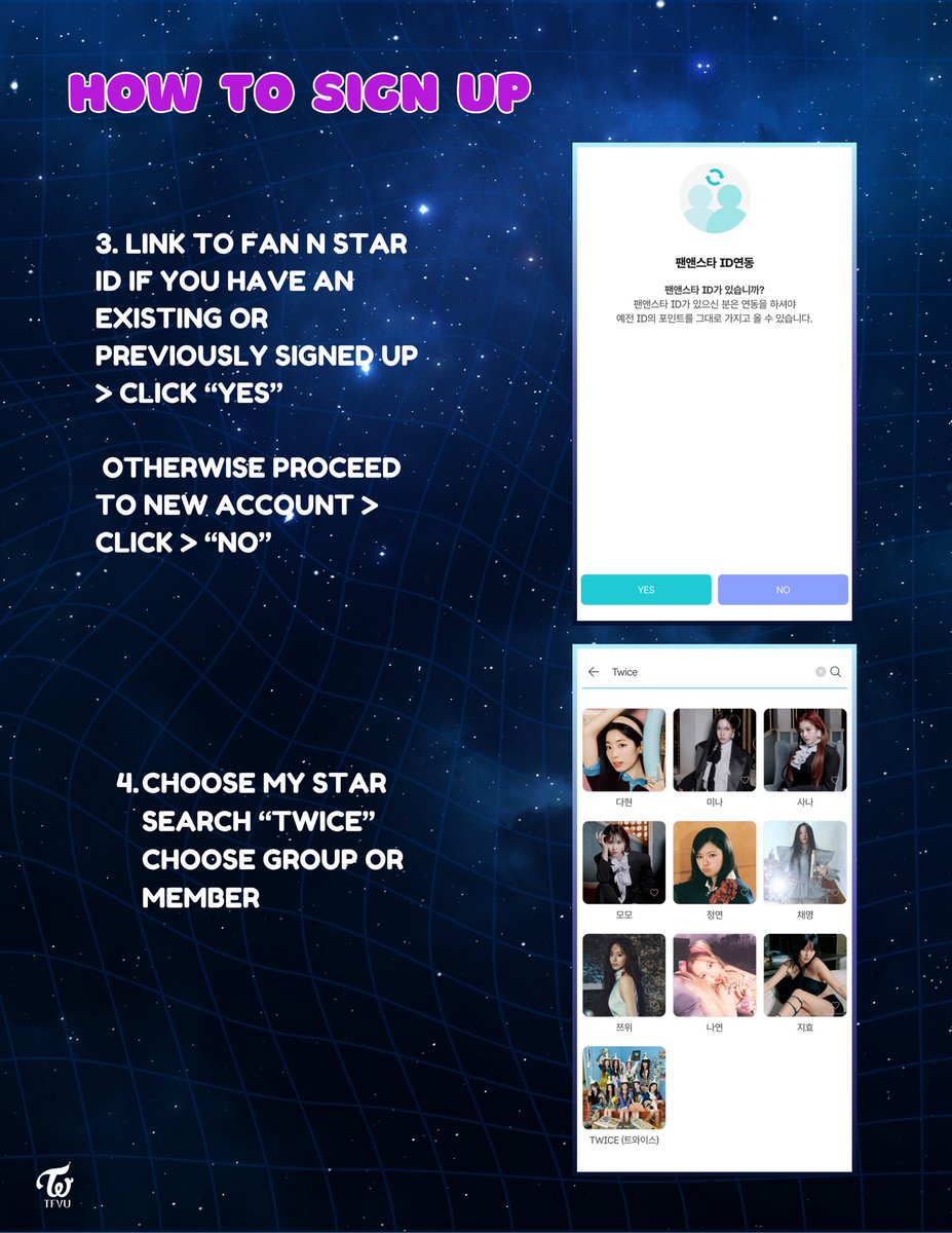 TFVUnion's tweet photo. How to sign upπ²
#TFVU_Guide #TWICE https://t.co/yoP6Wxup3X
