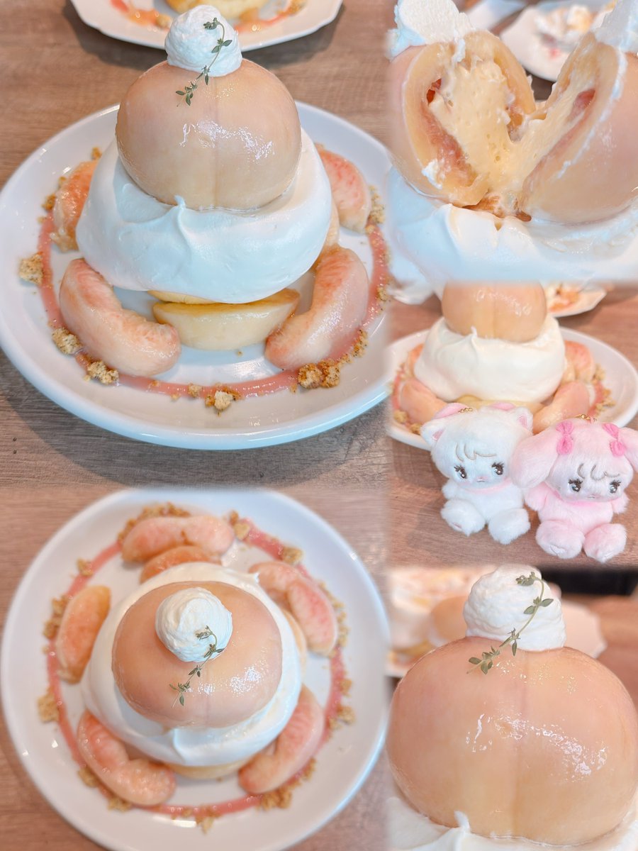 manamini_d's tweet photo. 桃2個分の贅沢パンケーキ🥞🍑
去年売り切れで食べられなかったから、初めて開店凸で整理券取った😂オーダーして30分後に売り切れたから間に合ってよかった𐔌ᐡᴗ͈  ̫ ᴗ͈ᐡ𐦯
めーーーっちゃ美味しかったෆ.̮ෆ https://t.co/HkpyYodIaG