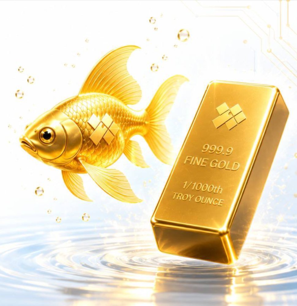 MSaifa233's tweet photo. The future of RWAs goes beyond simple tokenization it’s true usability. With the $GGBR token from @goldfishggbr gold transforms from a mere store of value into a dynamic asset: secured on Ethereum, extended across high-performance chains &amp; fully trade-ready. https://t.co/O5R7Uurw24